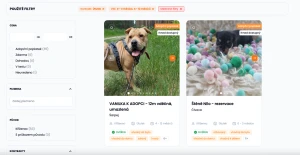 Nabídky štěňat na Hledaczvirat.cz